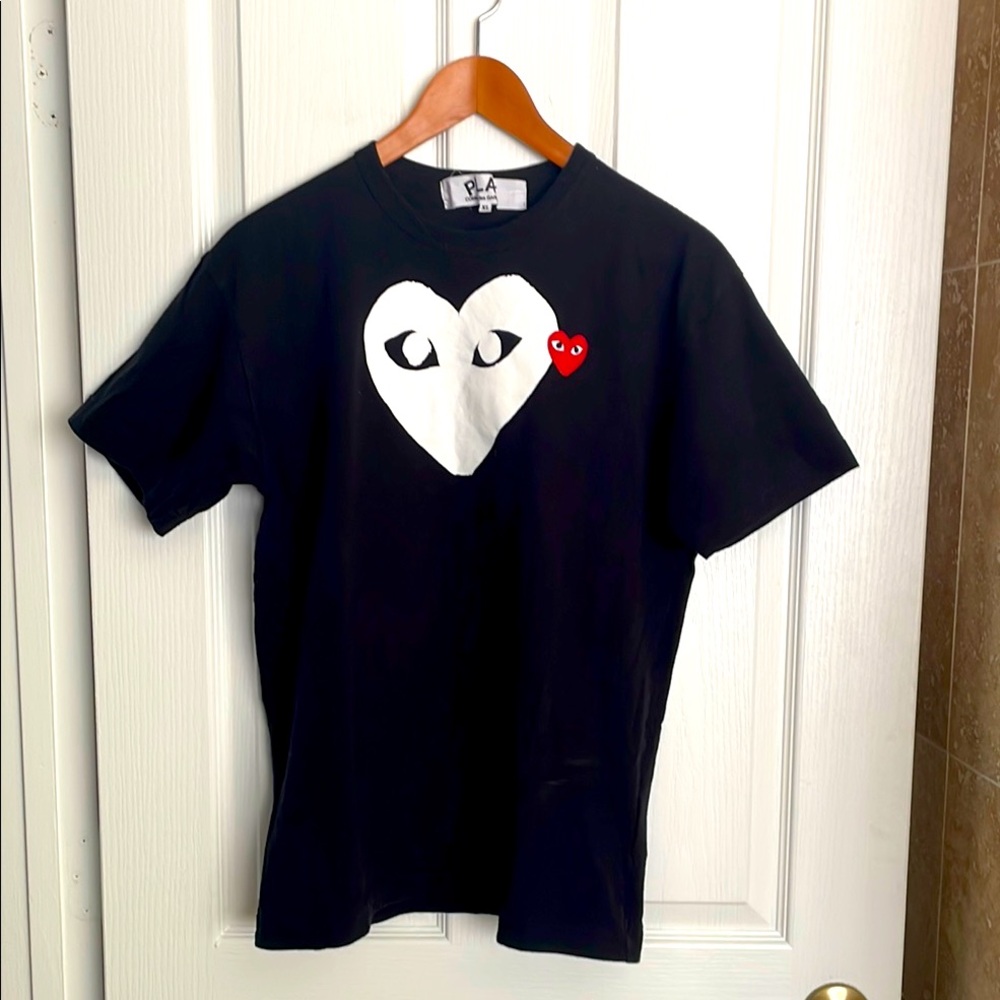 PLAY - Comme des Garçons - Double Heart Tee shirt